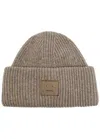 Acne Studios Pana Face Wool-blend Beanie In Brown