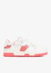 Acne Studios Low-top Leather Sneakers In Pink