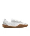 Acne Studios Nappa And Suede Leather Sneakers In In White