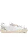 Acne Studios Suede-trimmed Leather Sneakers In Multi