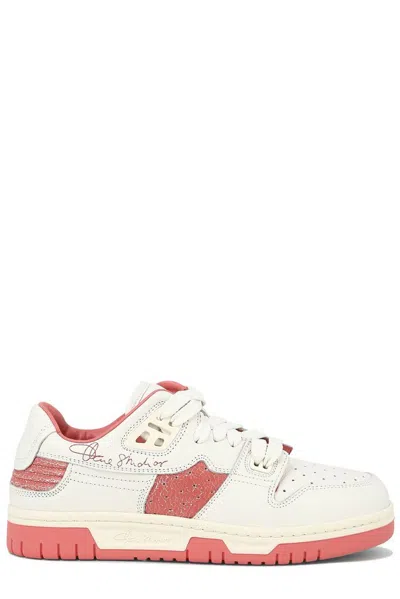 Acne Studios Panelled Low In White