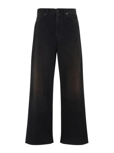 Acne Studios Cotton Pants In Black
