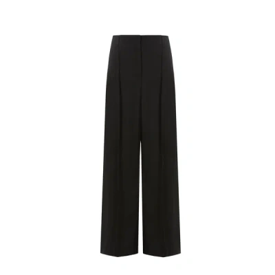 Acne Studios Wool-blend Trousers In Black