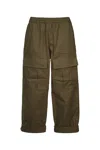 Acne Studios Shorts Multiple Pockets Rolled Cuffs Design In Green