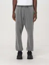 Acne Studios Logo Cotton Unisex Sweatpants With Elasticated Waistband In Schwarz