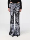 Acne Studios Pants  Woman Color Grey In Grau