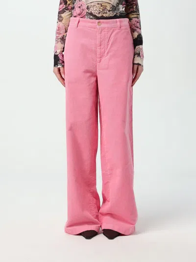 Acne Studios Straight-leg Corduroy Trousers In Pink