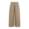 Acne Studios Twill Trousers In Beige
