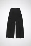 Acne Studios Tailored Wool Blend Trousers In Black