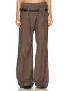 Acne Studios Pants In Brown