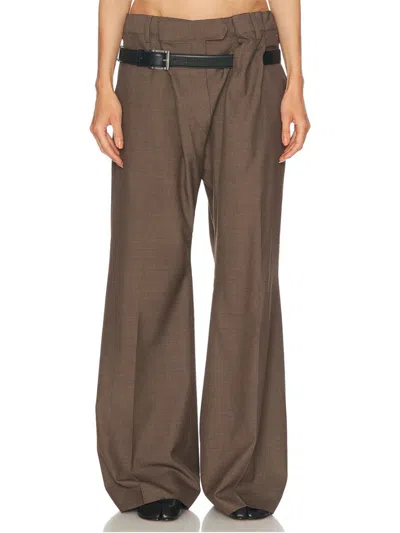 Acne Studios Pants In Brown