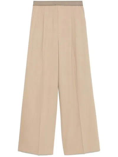 Acne Studios Pants In Camel Beige