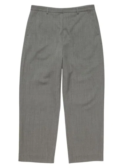 Acne Studios Trousers In Melange Grey