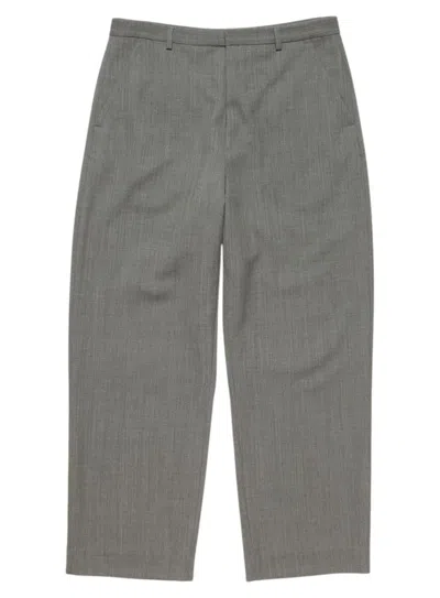 Acne Studios Pants In Melange Grey