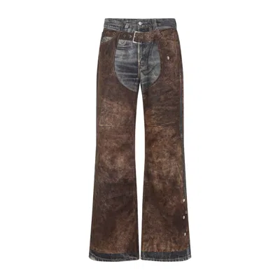 Acne Studios Pants Men In Blue