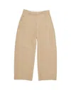 Acne Studios Cotton Satin Wide-leg Pants In Neutral
