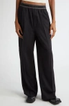 Acne Studios Black Straight-leg Trousers