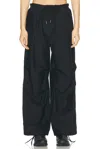 Acne Studios Drawstring Wide-leg Trousers In Black