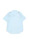 Acne Studios Patch-pocket Shirt In Blue