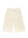Acne Studios Patch Shorts In Neutral