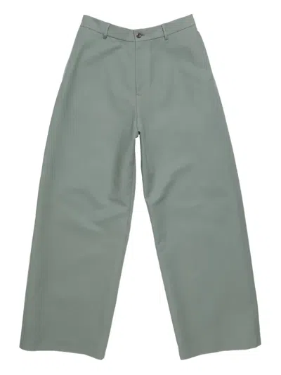 Acne Studios Patch Trousers In Green