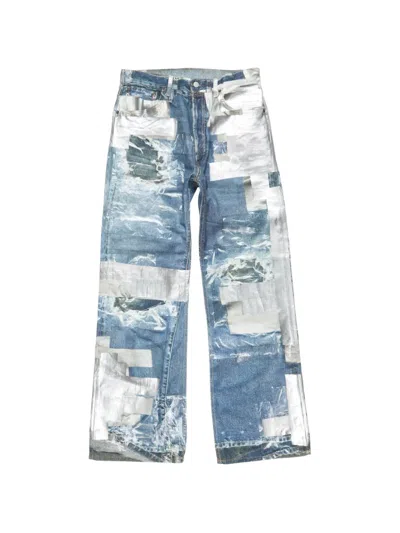 ACNE STUDIOS RIPPED PATCHWORK JEANS