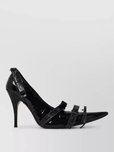 Acne Studios Patent Leather Pumps In Black