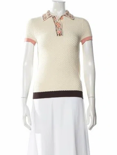 Pre-owned Acne Studios Patterned Crew Neck Sweater