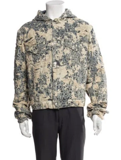Pre-owned Acne Studios Patterned Jacket W/ Tags In Neutrals