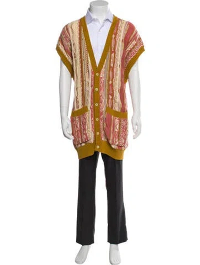 Pre-owned Acne Studios Patterned Overcoat In Multi