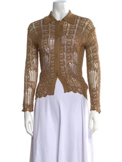 Pre-owned Acne Studios Patterned Sweater In Brown
