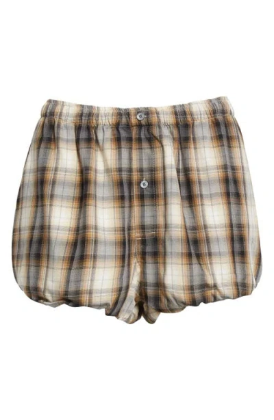 ACNE STUDIOS ACNE STUDIOS PEBBY CHECK FLANNEL SHORTS