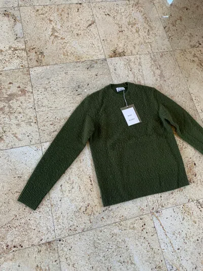 Pre-owned Acne Studios Peele Knitwear In Hunter Green In Huntergreen