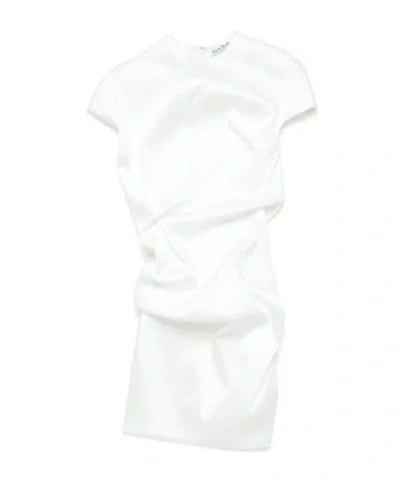 Acne Studios Pendant T-shirt Dress In White