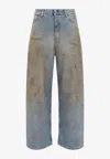 Acne Studios Penicillin Jeans Women In Blue