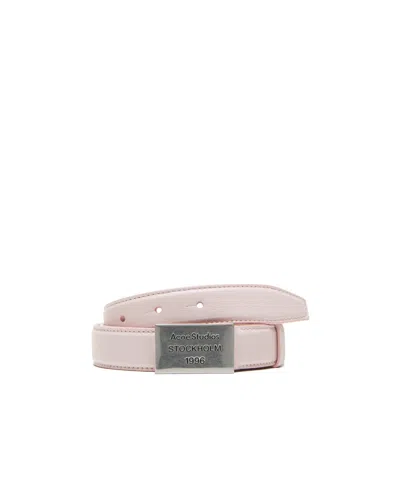 Acne Studios Perforated Waistband In Pink