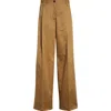 Acne Studios Pingo Trench Twill Trousers In Faded Ochre Drv