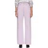 Acne Studios Pink 2021f Regular Fit Jeans In Pink