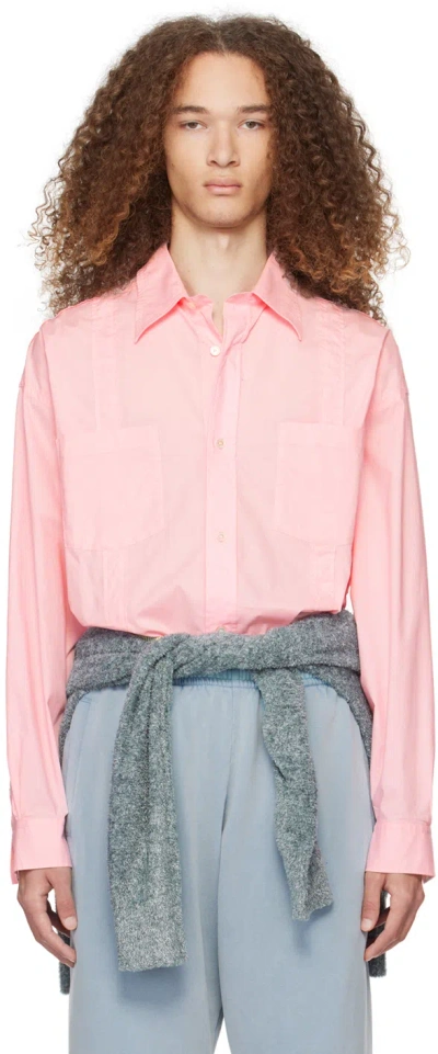Acne Studios Pink Button-up Shirt In 415 Pink