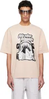 Acne Studios Cotton Jersey T-shirt In Acu Rose Pink