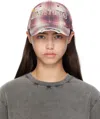 Acne Studios Pink Distressed Cap
