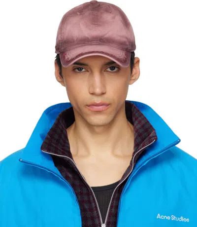 Acne Studios Pink Logo Cap