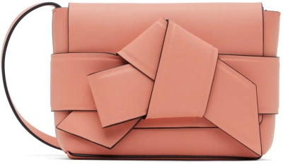 Acne Studios Pink Mini Musubi Bag In Ad2 Salmon Pink