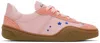 Acne Studios Bars Stars W Sneakers In Dmg Peach Pink/brown