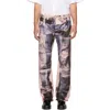 Acne Studios Panelled Denim Jeans In Gray