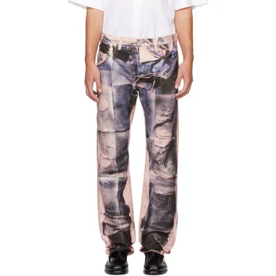 ACNE STUDIOS PINK TROMPE-L'OEIL 1996M JEANS