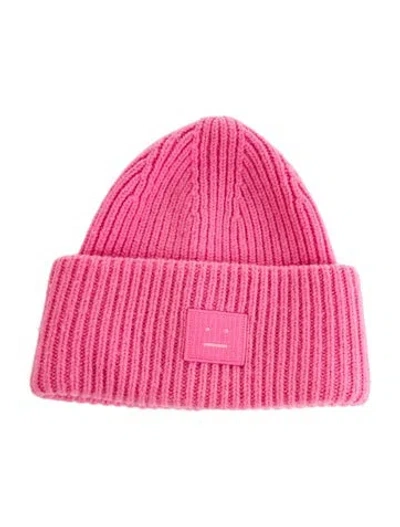 Pre-owned Acne Studios Pink Wool Acne Studio Beanie