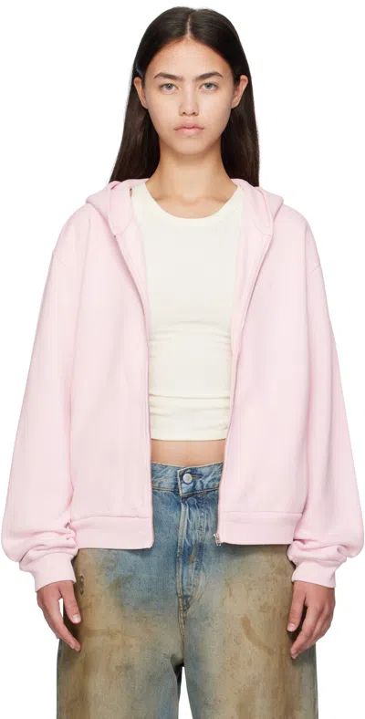 Acne Studios Pink Zipper Hoodie