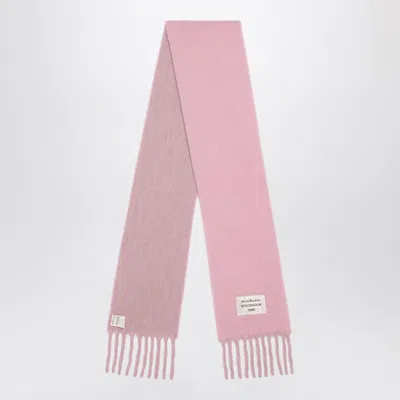 Acne Studios Wool And Alpaca Blend Scarf Ca0343dwo R An4 In Pink