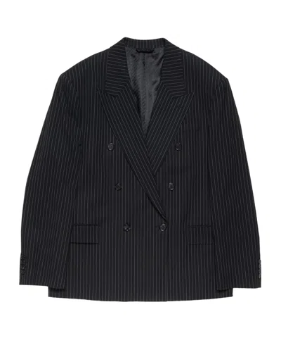 ACNE STUDIOS PINSTRIPE DOUBLE-BREASTED JACKET